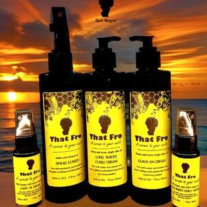 Hair Styling Set - Black and Yellow